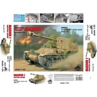 RPM 35054 1/35 German Tank Destroyer Marder I 1944, 7,5cm Pak 40/1 auf Gw. Lr.S. (f) Sd.Kfz.135