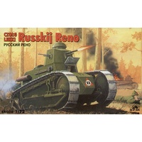 RPM 72206 1/72 RUSSIAN LIGHT TANK RENAULT (twin armoured turret) Plastic Model Kit