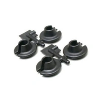 RPM Black Lwr Spring Cups for Traxxas, HPI & Losi Shok