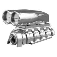 RPM Chrome Shotgun Style Mock Intake & Blower 73543