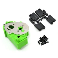 RPM Gearbox Housing & Rear Mounts(Green) - Slash 2WD 