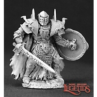 Reaper: Dark Heaven Legends: Benedikt Hellhorn, Evil Warrior (metal) Unpainted Miniature