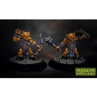 Reaper: Reaper Dungeon Dwellers: Bloodbite Goblins (2) (metal) Unpainted Miniature