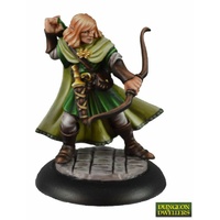 Reaper: Reaper Dungeon Dwellers: Lanaerel Grayleaf, Elf Ranger Unpainted Miniature