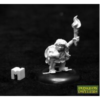 Reaper: Reaper Dungeon Dwellers: Gus Greenweevil, Halfling Henchman (metal) Unpainted Miniature