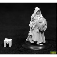 Reaper: Reaper Dungeon Dwellers: Sister Ailene, Female Cleric (metal) Unpainted Miniature