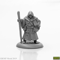 Reaper: Reaper Dungeon Dwellers: Brother Hammond, Traveling Monk Unpainted Miniature
