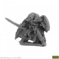 Reaper: Dungeon Dwellers: Crypt Guardian Skeleton (plastic) Unpainted Miniature