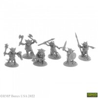 Reaper: Dungeon Dwellers: Ratpelt Kobold Mooks (6) (77652) (plastic) Unpainted Miniature