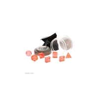 Reaper: Pizza Dungeon Dice: Lucky Dice - Clear Orange