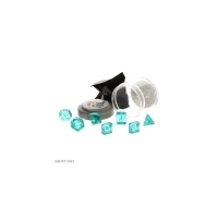 Reaper: Pizza Dungeon Dice: Lucky Dice - Clear Teal