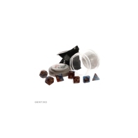 Reaper: Pizza Dungeon Dice: Boss Dice - Red & Blue Nebula