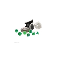 Reaper: Pizza Dungeon Dice: Glow Dice - Green & Blue