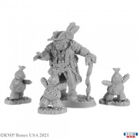 Reaper: Bones USA: Hawthorne Krabbe and Poppets Unpainted Miniature