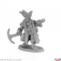 Reaper: Bones USA: Captain Barty Redd Unpainted Miniature