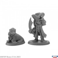 Reaper: Bones USA: Skipper and Scuttle Unpainted Miniature