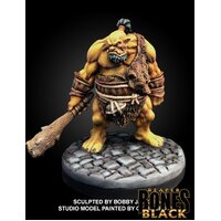 Reaper: Bones Black: Garghuk - Ogre Chieftain Unpainted Miniature