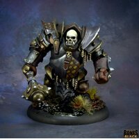 Reaper: Bones Black: Bones Black: Maggotcrown Ogre Juggernaut Unpainted Miniature