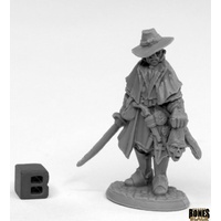Reaper: Bones Black: Jakob Knochengard Unpainted Miniature