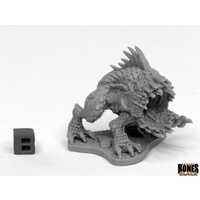 Reaper: Bones Black: Razormouth Unpainted Miniature