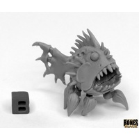 Reaper: Bones Black: Terror Fish Unpainted Miniature