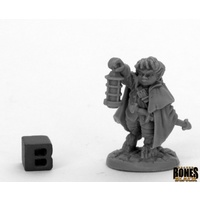 Reaper: Bones Black: Bergamot, Halfling Scout Unpainted Miniature