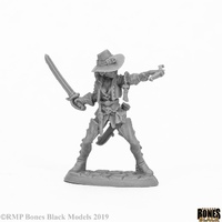 Reaper: Bones Black: Damaris, Duskwarden Heroine Unpainted Miniature
