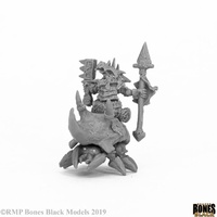 Reaper: Bones Black: Bloodstone Gnome Cavalry Unpainted Miniature