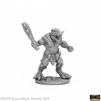 Reaper: Bones Black: Blacktooth Savage Unpainted Miniature