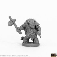 Reaper: Bones Black: Armorback Barbarian Unpainted Miniature
