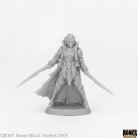 Reaper: Bones Black: Dark Elf Elite Unpainted Miniature