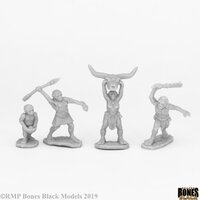 Reaper: Bones Black: People of the Dawnlands (4) Unpainted Miniature