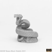 Reaper: Bones Black: Giant Snake Unpainted Miniature