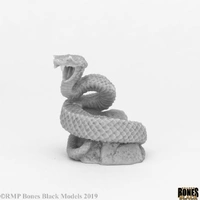 Reaper: Bones Black: Giant Snake Unpainted Miniature