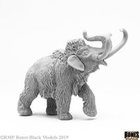 Reaper: Bones Black: Pygmy Mammoth Unpainted Miniature
