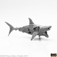 Reaper: Bones Black: Zombie Shark Unpainted Miniature