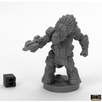 Reaper: Bones Black (Chronoscope): Thunderfoot Commander Unpainted Miniature