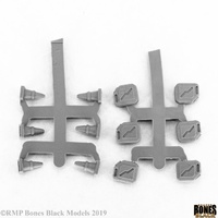 Reaper: Bones Black (Chronoscope): Modern Accessories (Gas Cans & Pylons) Unpainted Miniature