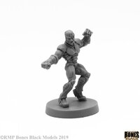 Reaper: Bones Black (Chronoscope): Slade, Cyborg Hero Unpainted Miniature