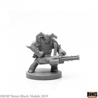 Reaper: Bones Black (Chronoscope): Caine, Cyber-Troll Unpainted Miniature