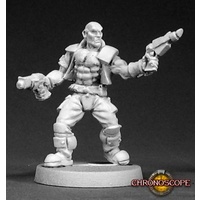 Reaper: Chronoscope: Boris Barayev, Five Suns Smuggler (metal) Unpainted Miniature