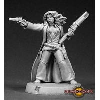 Reaper: Chronoscope: Ellen Stone, Cowgirl (metal) Unpainted Miniature