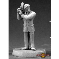 Reaper: Chronoscope: Daniel Sterling, Secret Agent of GUARD (metal) Unpainted Miniature
