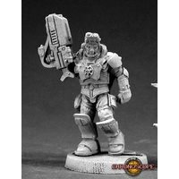 Reaper: Chronoscope: Nick Stone, IMEF Squad Leader (metal) Unpainted Miniature