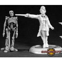 Reaper: Chronoscope: Professor Laura Pringle (metal) Unpainted Miniature