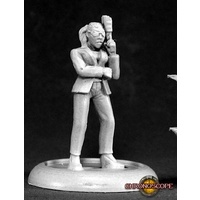 Reaper: Chronoscope: Kelly, Corporate Assassin (metal) Unpainted Miniature