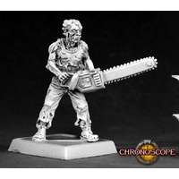 Reaper: Chronoscope: Chainsaw Zombie (metal) Unpainted Miniature