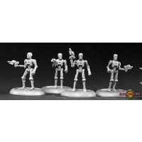 Reaper: Chronoscope: Cyber-Reavers (4) (metal) Unpainted Miniature