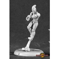 Reaper: Chronoscope: Afterburn, Superhero (metal) Unpainted Miniature