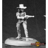 Reaper: Chronoscope: Diamond Sue Dawson, Cowgirl (metal) Unpainted Miniature